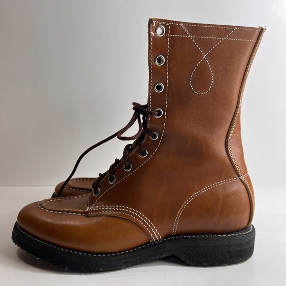 Chippewa Women's Vintage Leather Lace Up Work Winter Boots Sz 6 C - Picture 2 of 10